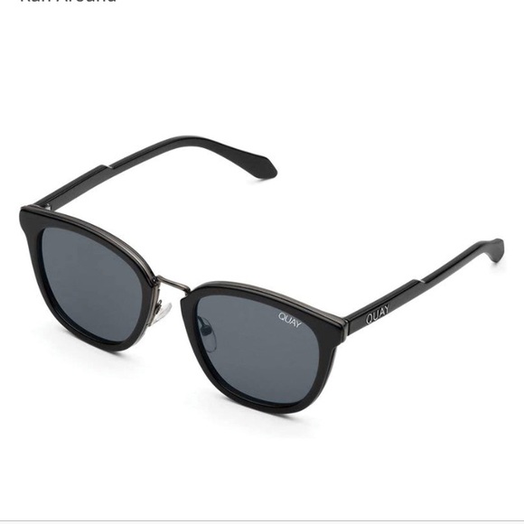 Quay Run Around Black Smoke Sunglasses - Picture 3 of 5